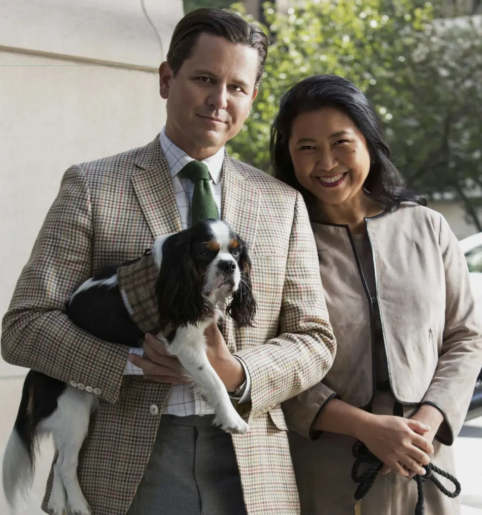 Photo of Dr. Stephen Warren and Dr. Constance Chen